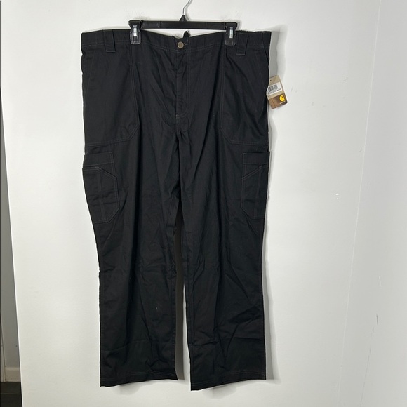 Carhartt Men’s Black Ripstop Multi Cargo Scrub Pant NWT - Picture 2 of 8